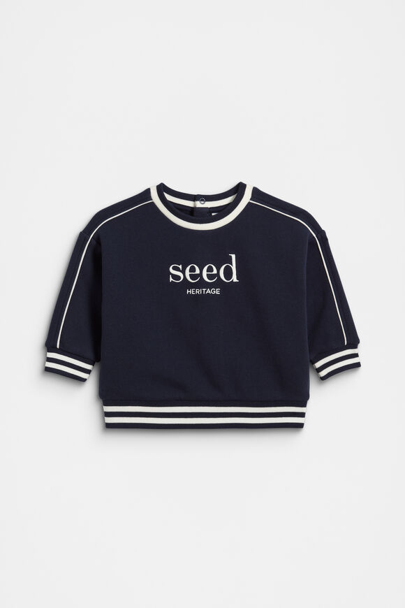 Core Logo Sweat  Midnight Blue  hi-res