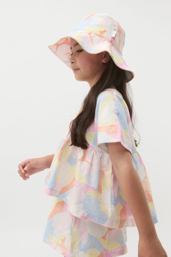 Abstract Floral Hat  Multi  hi-res