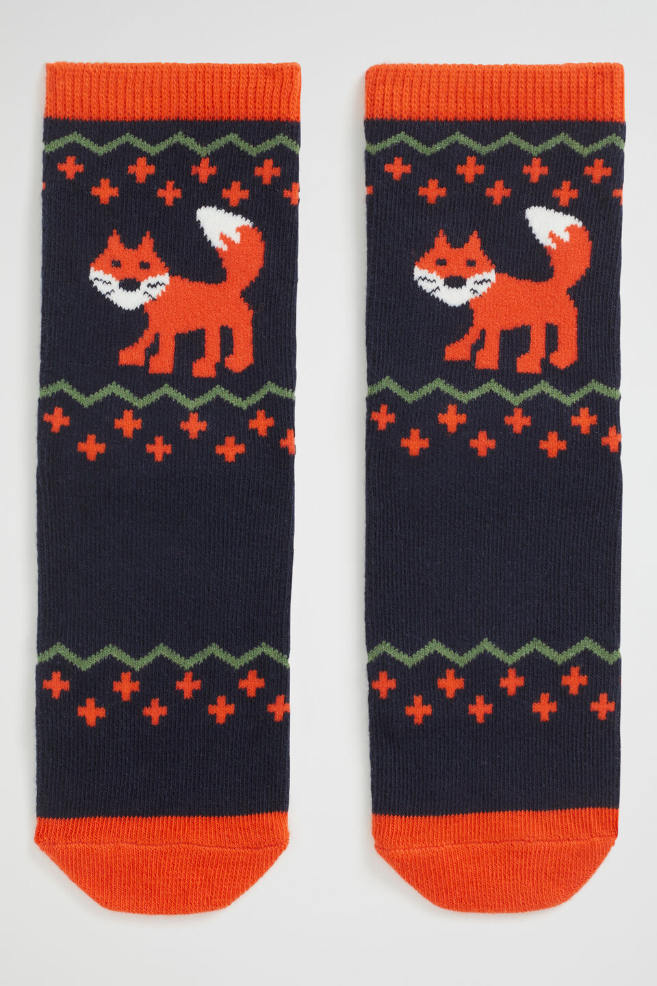 Fox Sock  Navy