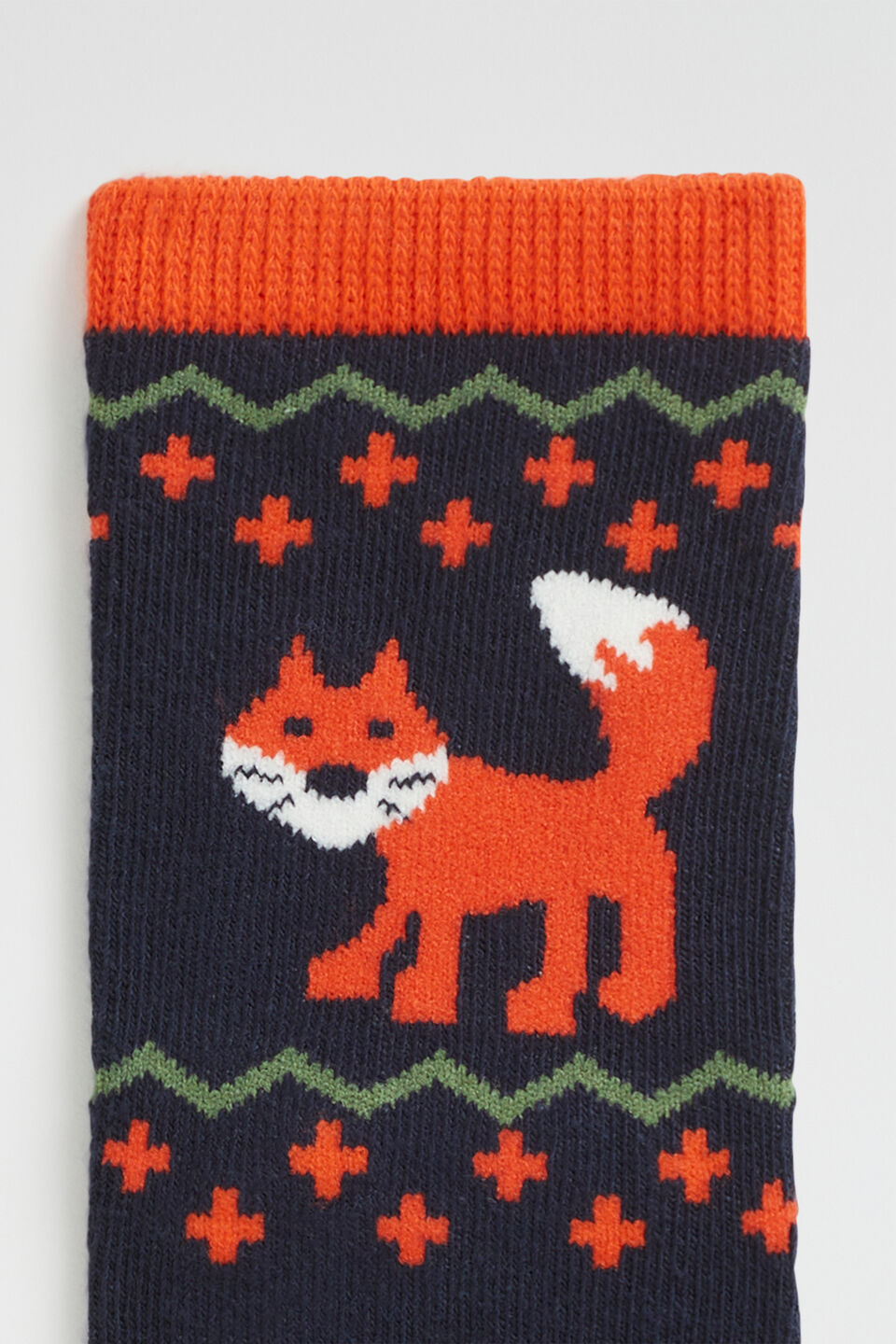Fox Sock  Navy
