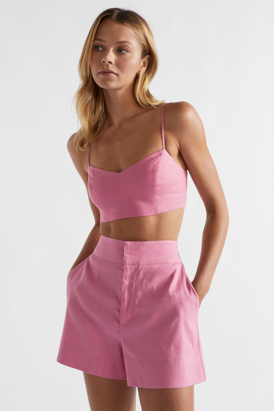 Fitted Bralette  Rosewood