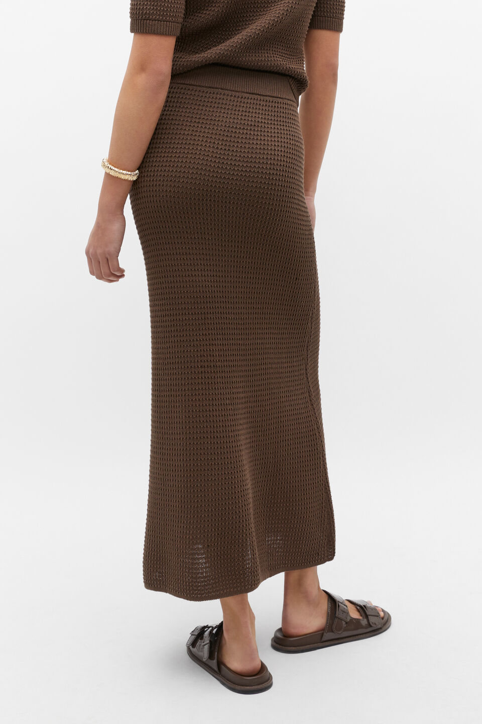 Crochet Maxi Skirt  Affogato
