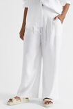 Core Linen Palazzo Pant  Whisper White  hi-res