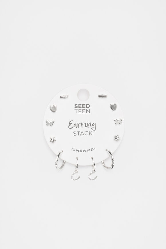 Earring Set  Silver  hi-res