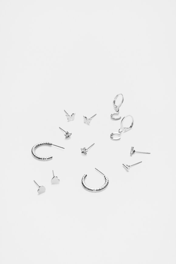 Earring Set  Silver  hi-res