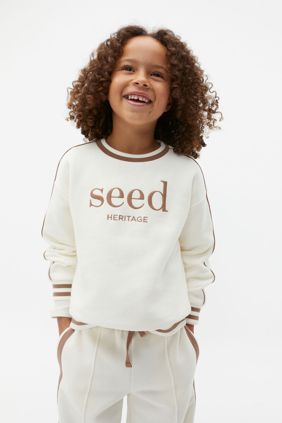 Core Logo Sweat  Classic Cream