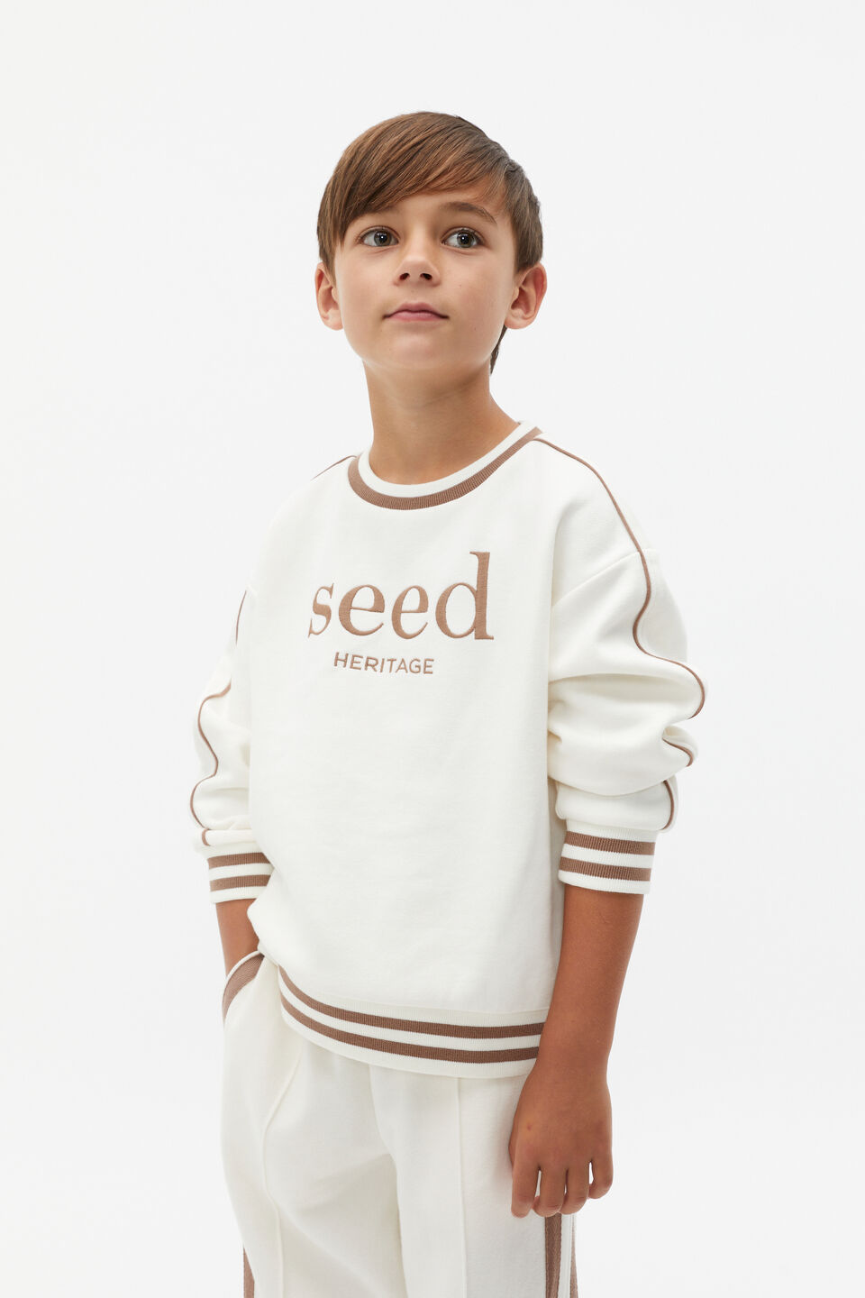 Core Logo Sweat  Classic Cream