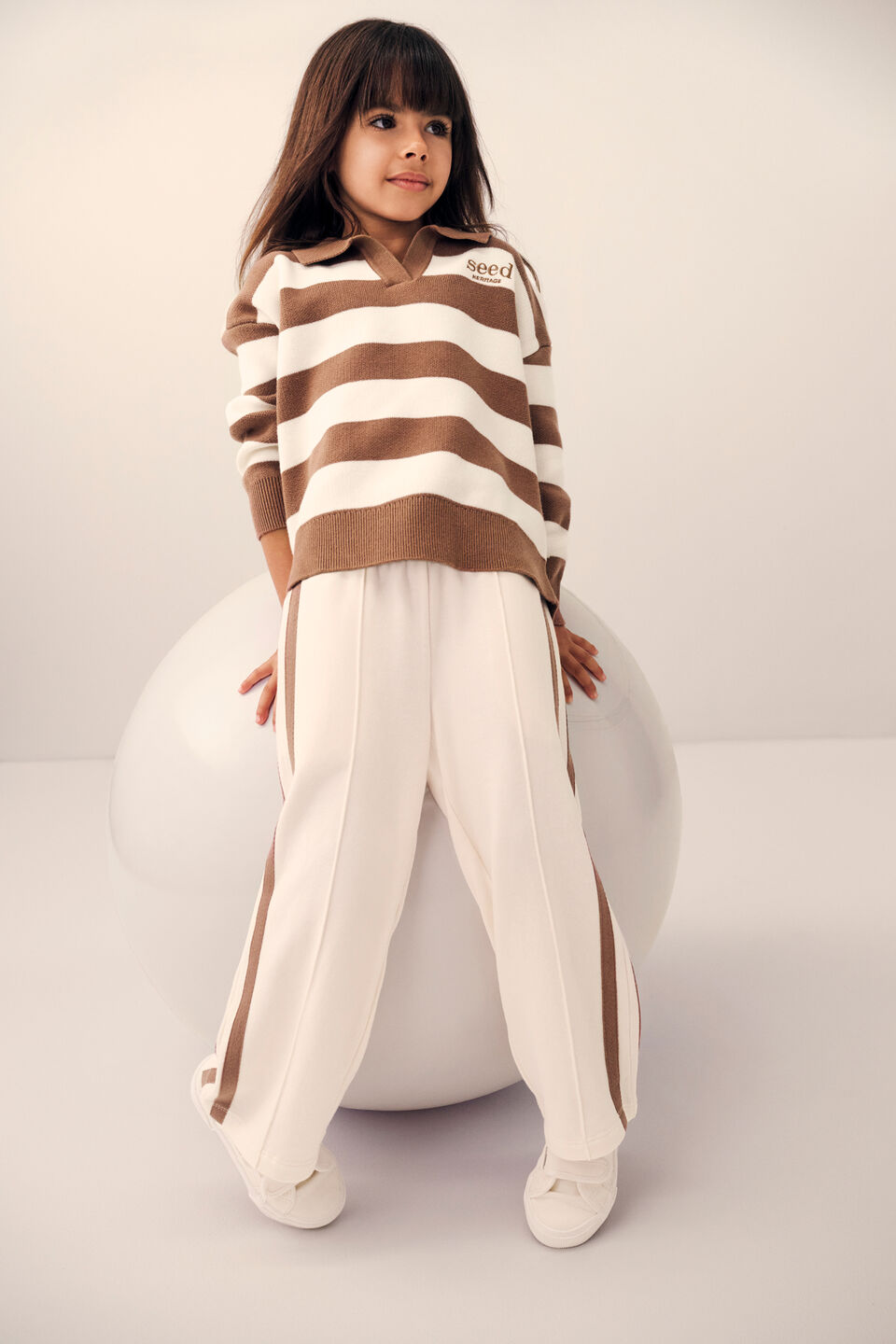 Essential Knit Sweater  Chocolate Shake