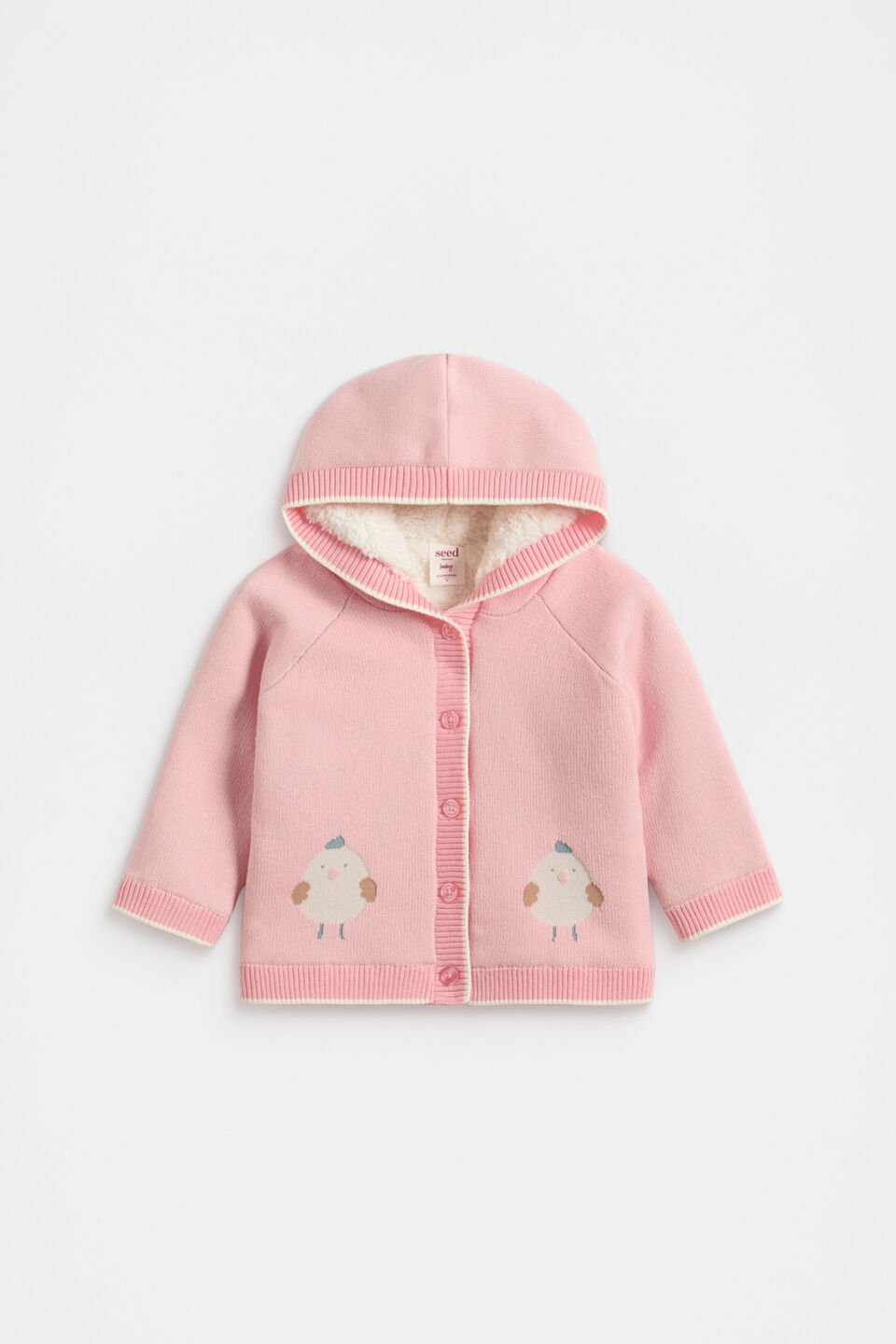 Chick Knit Cardigan  Rose Pink