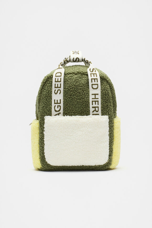 Mini Teddy Backpack  Dark Sage  hi-res