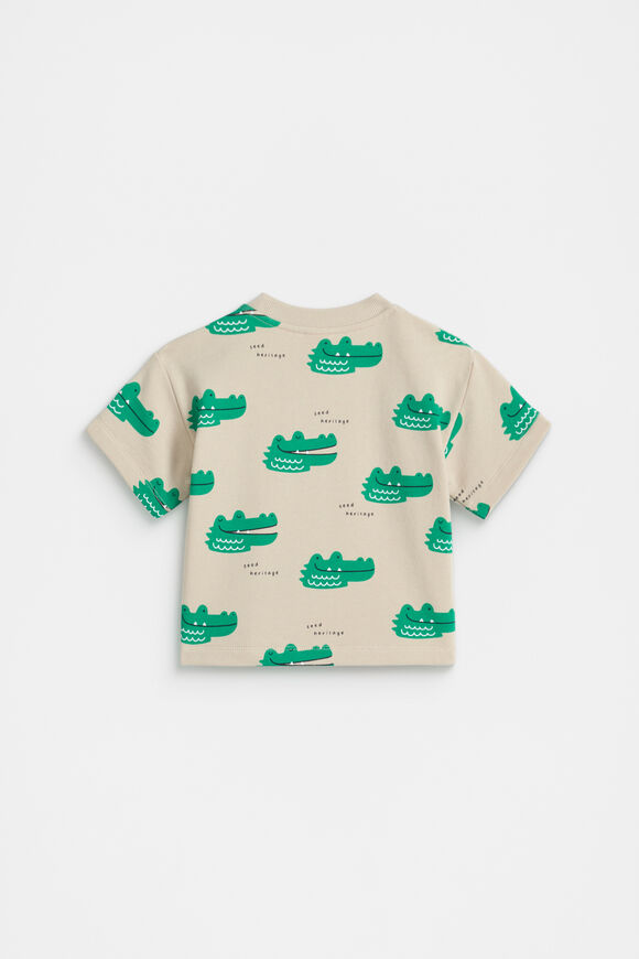 Croc Track Tee  Cool Stone  hi-res