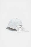 Embroidered Bow Cap  Vintage Cream  hi-res