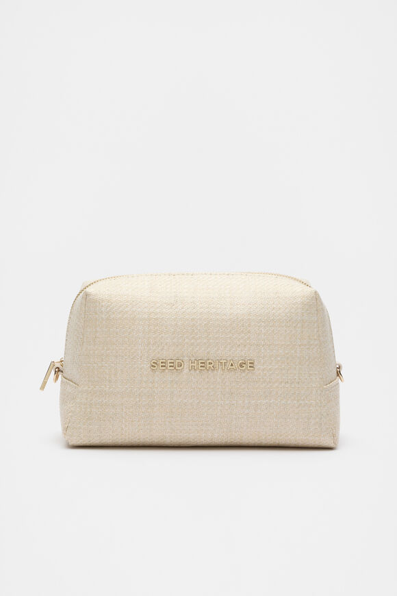 Logo Cosmetic Bag  Natural  hi-res