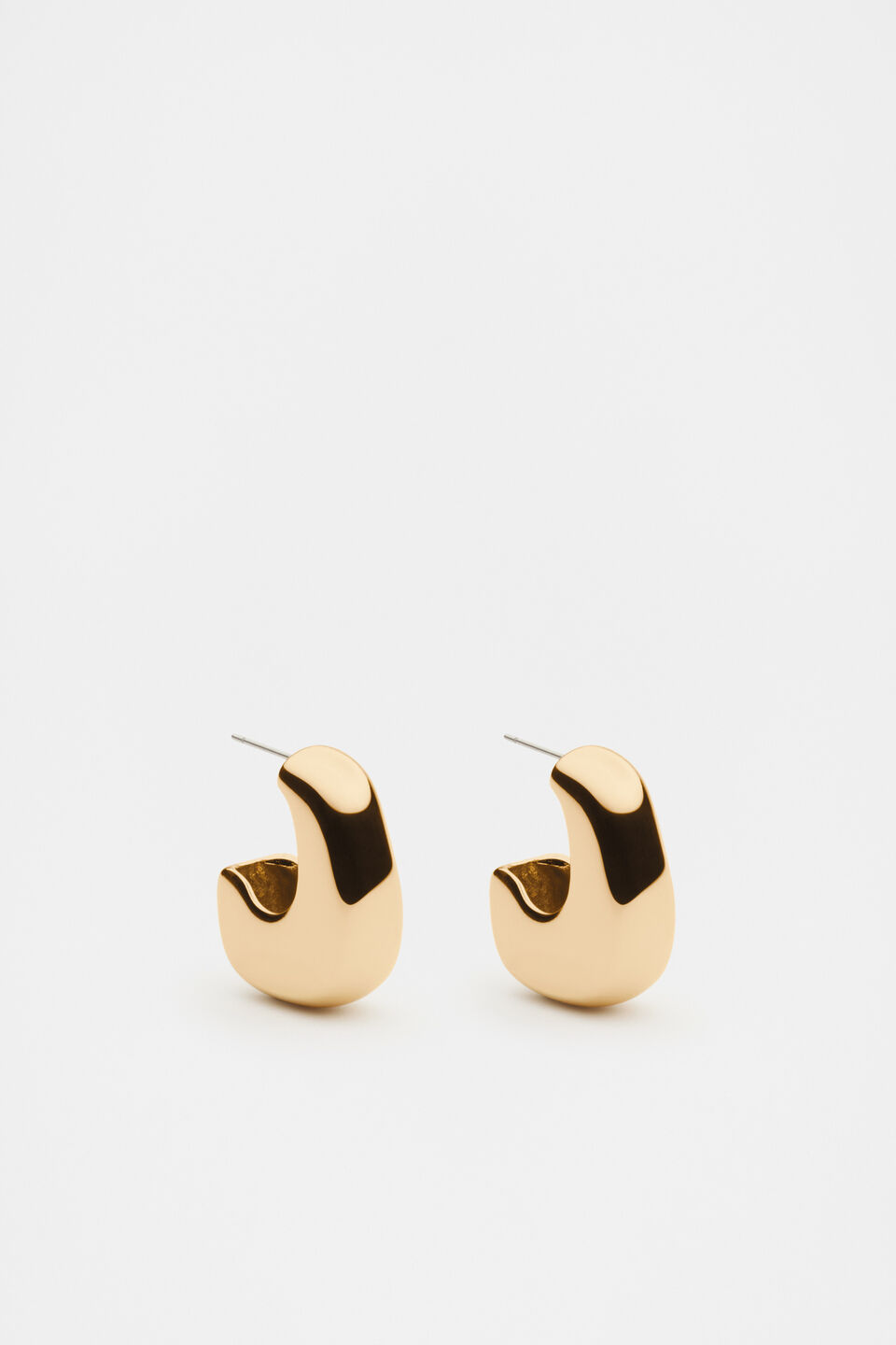 Sculptural Earring  Gold