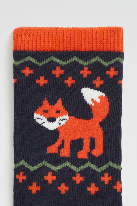 Fox Sock  Navy  hi-res