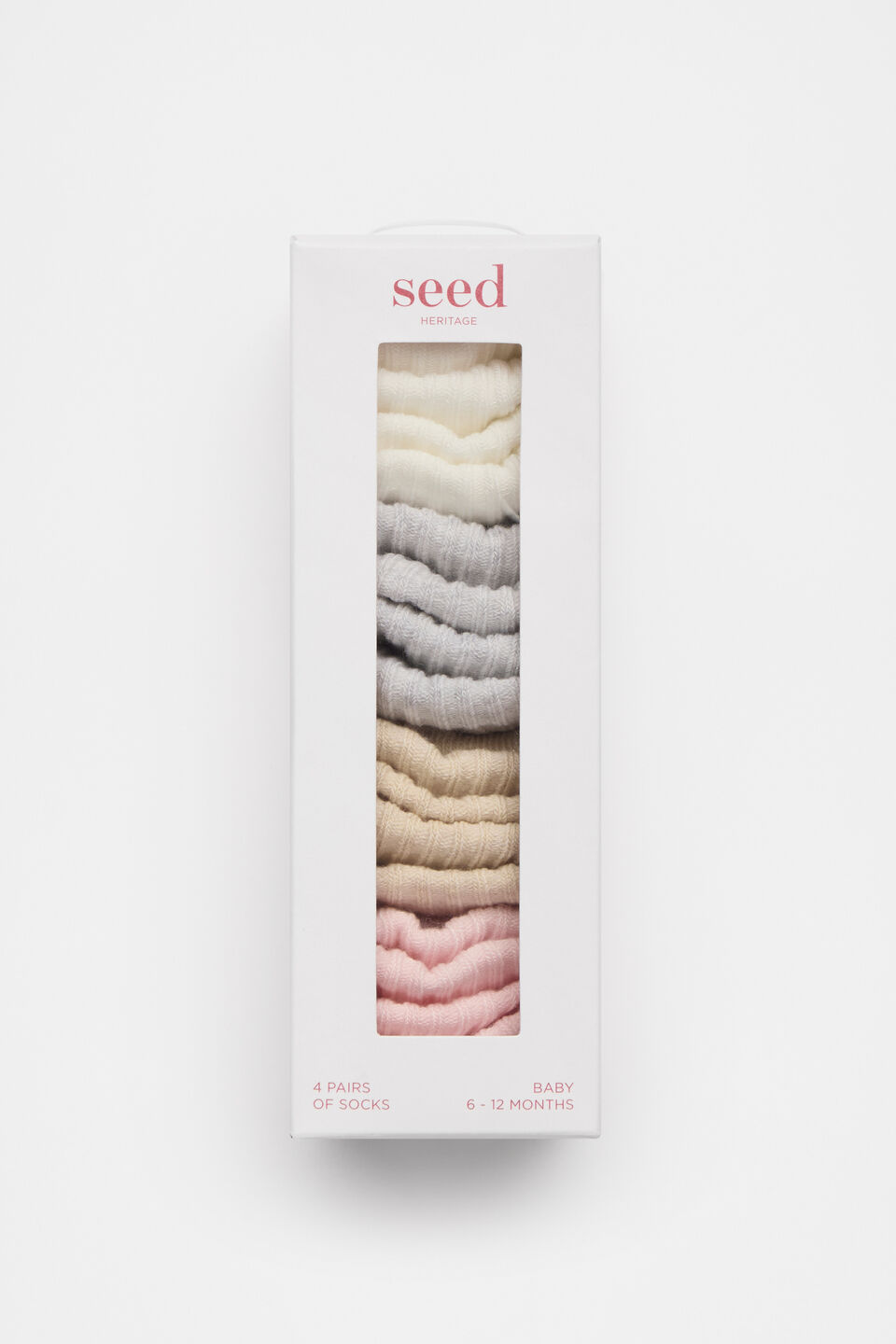 Rib Sock Multipack  Light Pink