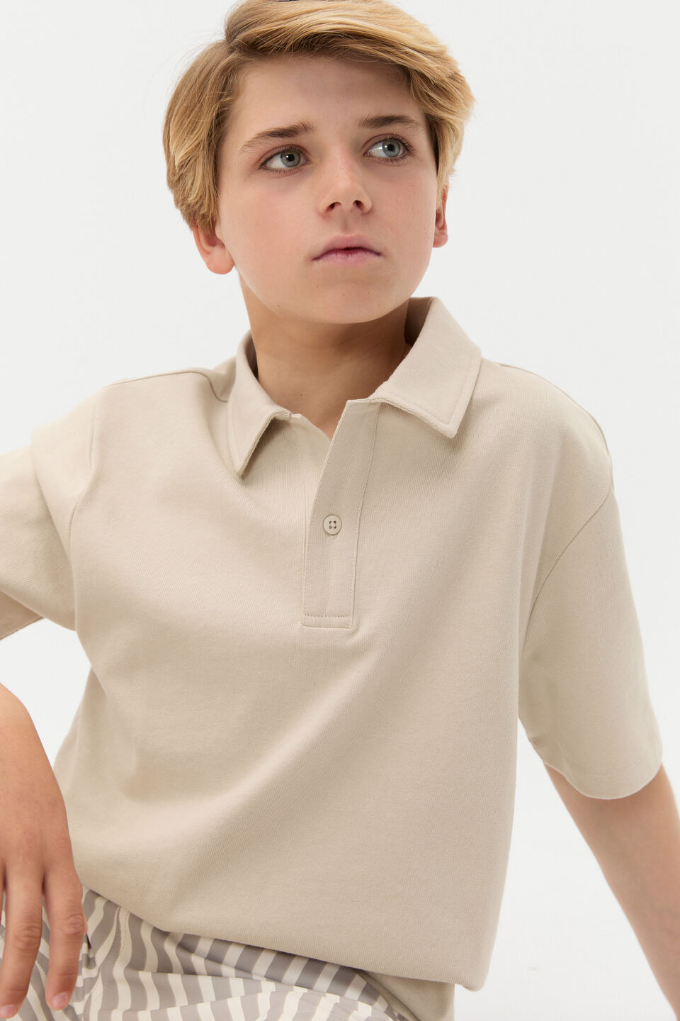 Tee Polo  Almond