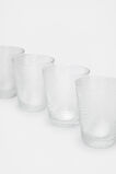 Selene Tumbler Set of 4  Clear  hi-res