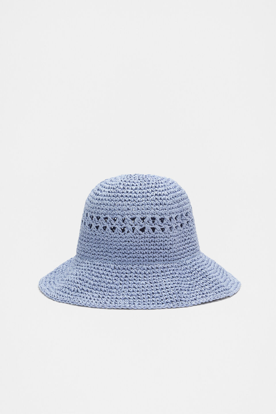 Woven Bucket Hat  Cornflower Blue