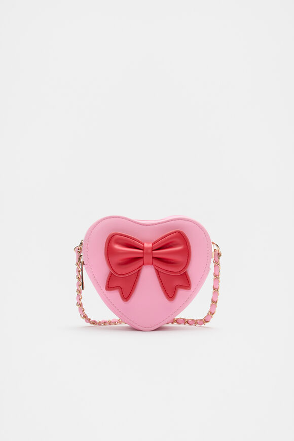 Heart Bow Bag  Candy Pink  hi-res
