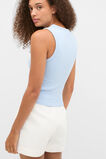 Cotton Rib Tank  Arctic Blue Marle  hi-res