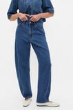 High Waisted Barrel Leg Jean  Heritage Wash  hi-res