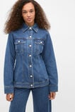 Denim Cinch Waist Jacket  Heritage Wash  hi-res