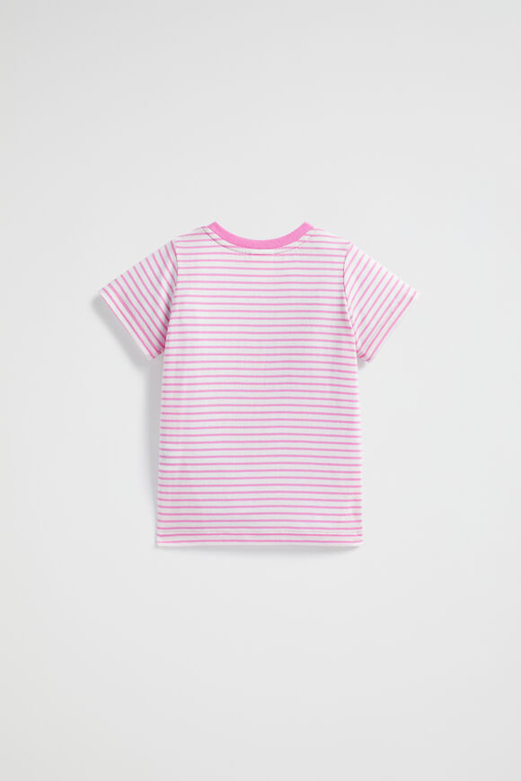 Core Logo Tee  Lily Stripe  hi-res