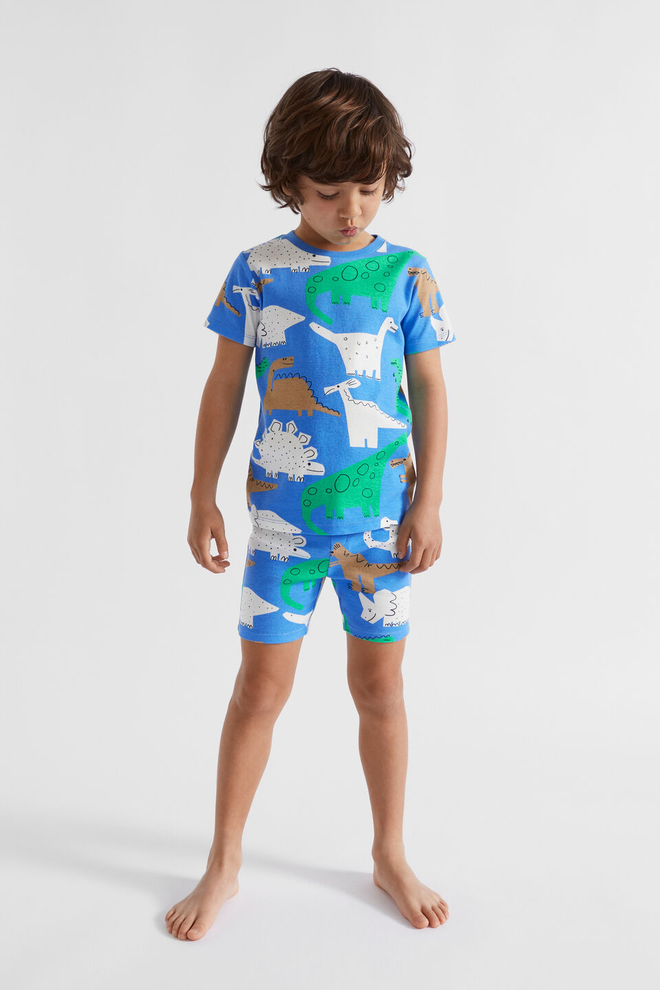 Dino Yardage Pyjama  Harbour Blue