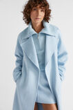 Wool Blend Tie Coat  Capri Marle  hi-res