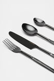 Atlas Cutlery Set of 16  Black  hi-res