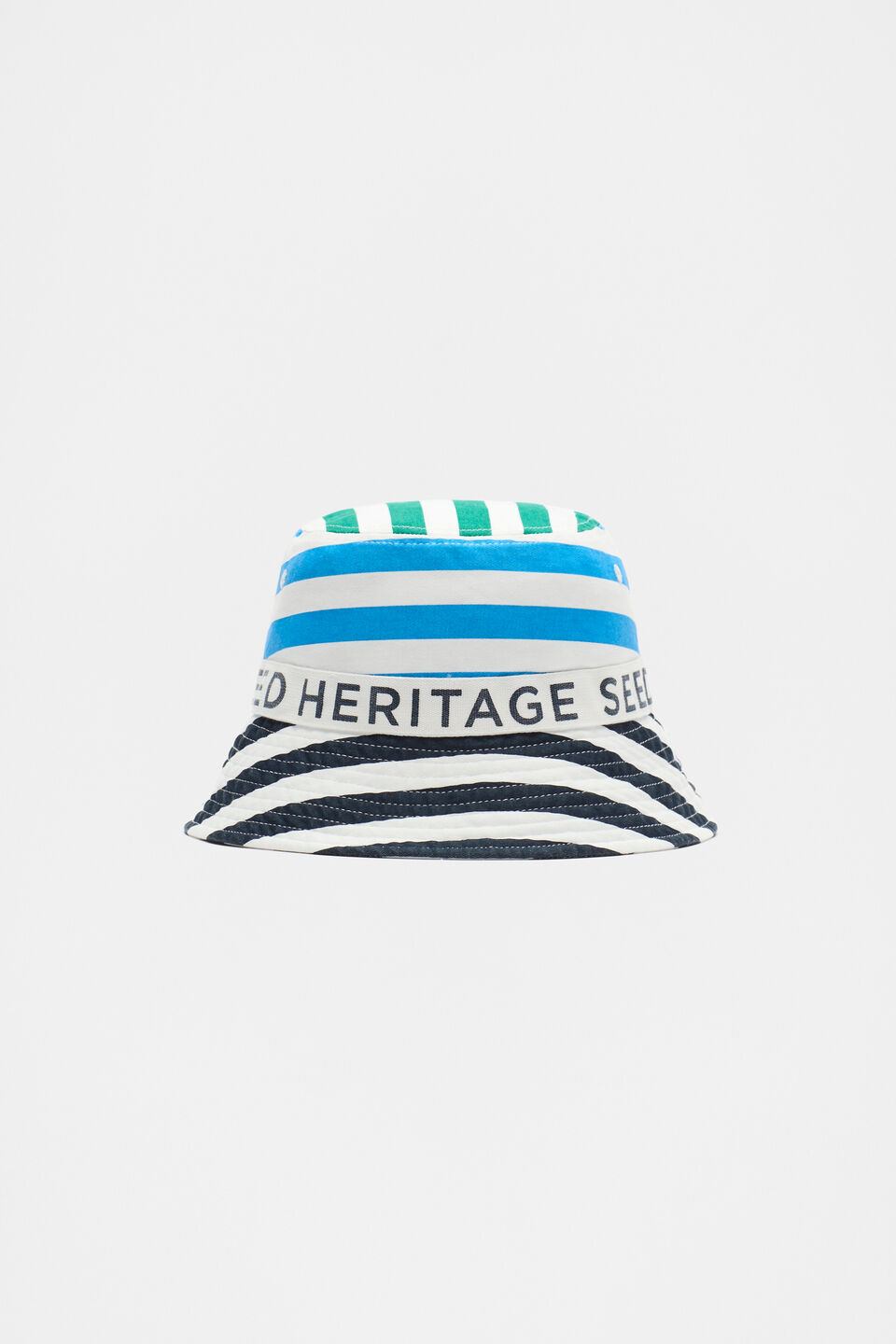 Stripe Colourblock Bucket Hat  Multi