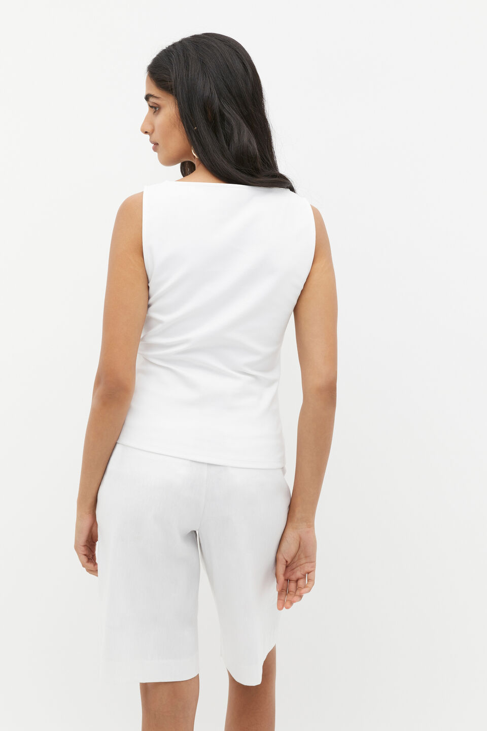 Bateau Classic Tank  Whisper White