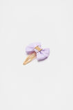 Heritage Grosgrain Bow Snap  Lavender  hi-res