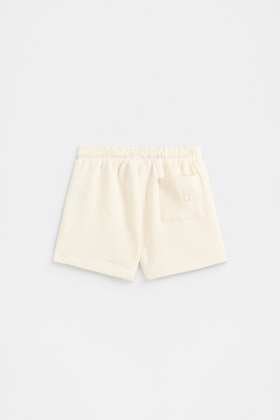 Textured Short  Vintage Cream