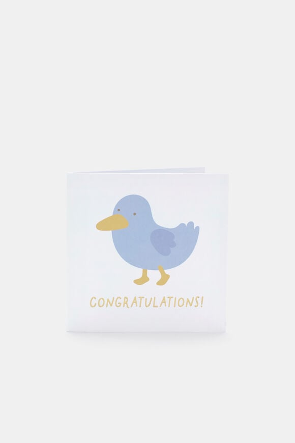 Congratulations Duck Card  Multi  hi-res