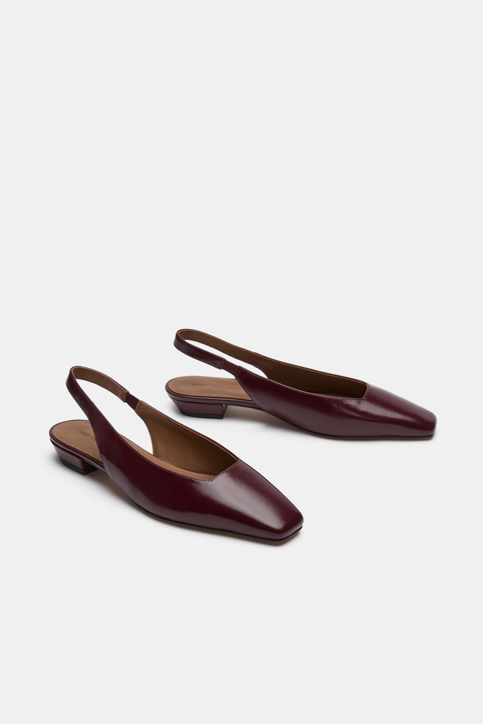 Penny Slingback  Plum Red
