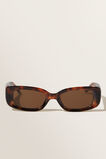 Rectangle Sunglasses  Tort  hi-res