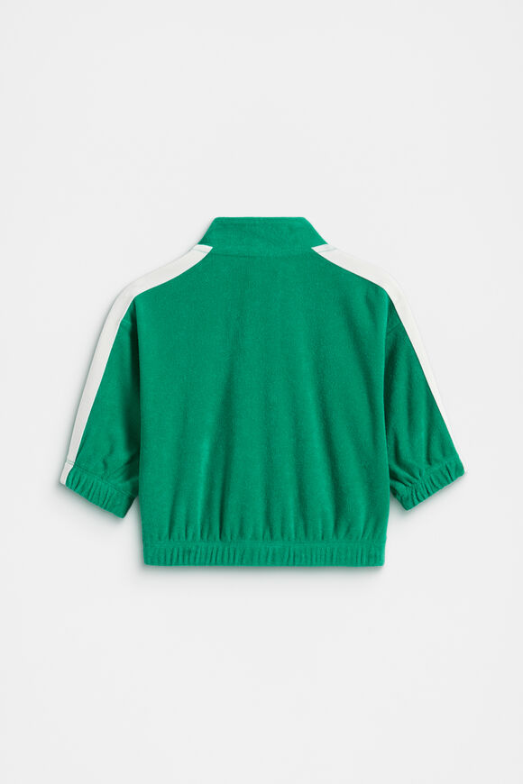 Zip Through Sweat  Tennis Green  hi-res