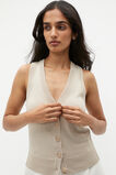 Knit Halter Vest  Cool Sand Twist  hi-res