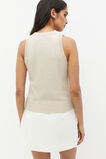 Knit Halter Vest  Cool Sand Twist  hi-res