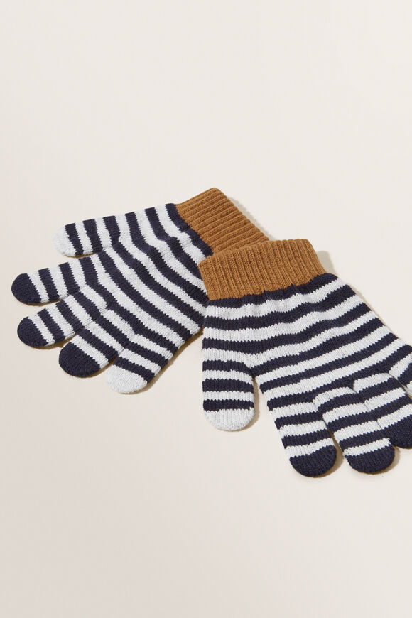 Stripe Gloves  Multi  hi-res