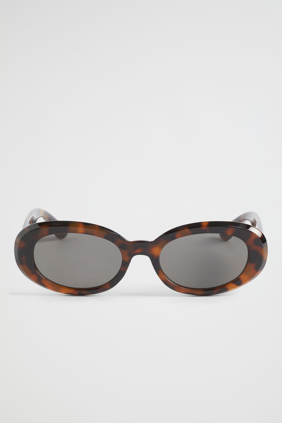 Goldie Oval Sunglasses  Brown Tort