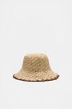 Scallop Trim Bucket Hat  Cinnamon Spice  hi-res