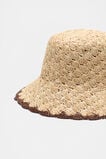 Scallop Trim Bucket Hat  Cinnamon Spice  hi-res