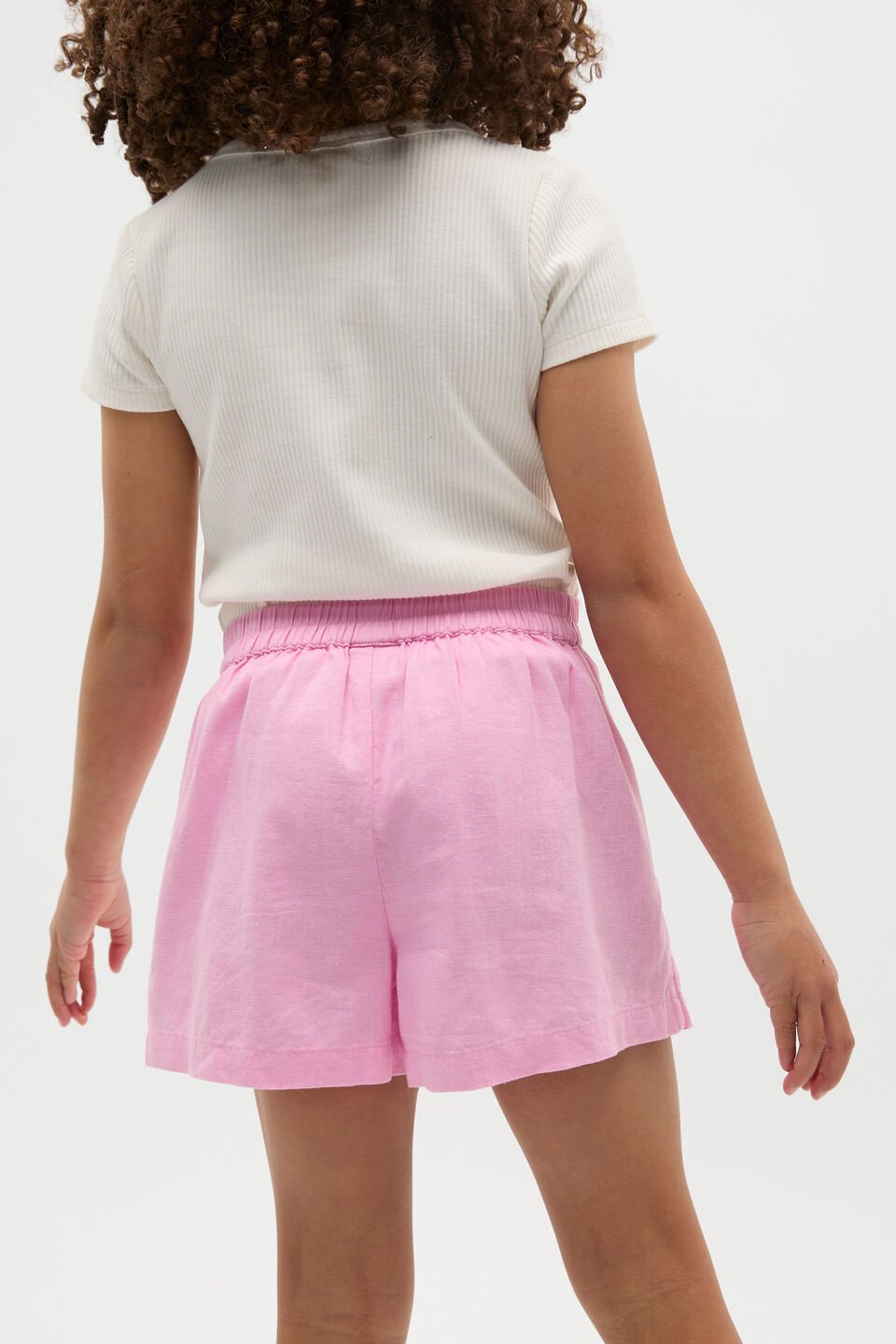 Button Skort  Candy Pink