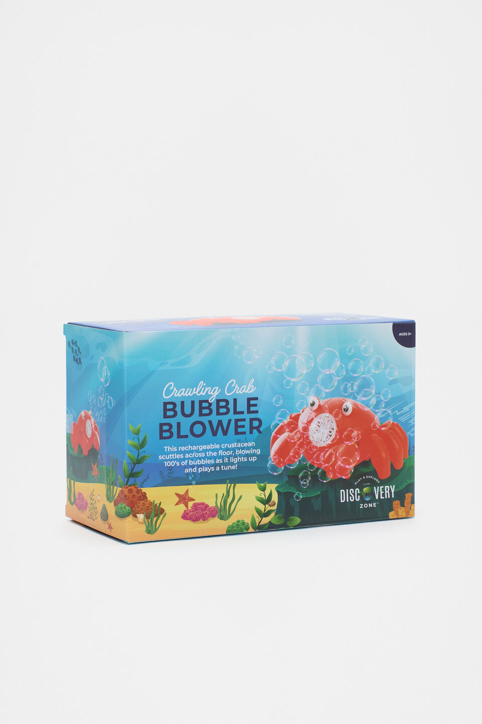 Crawling Crab Bubble Blower  Orange