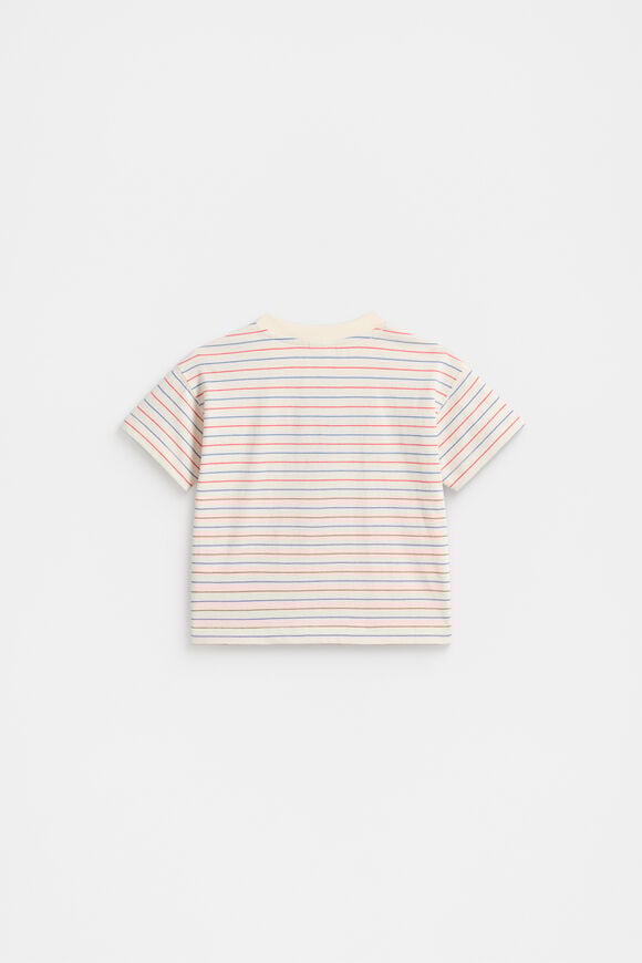 Multi Stripe Logo Tee  Multi  hi-res