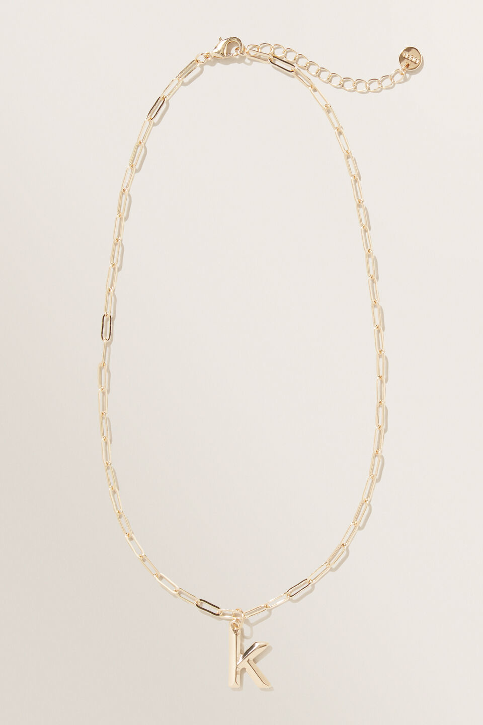 Initial Chain Necklace  K