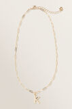 Initial Chain Necklace  K  hi-res